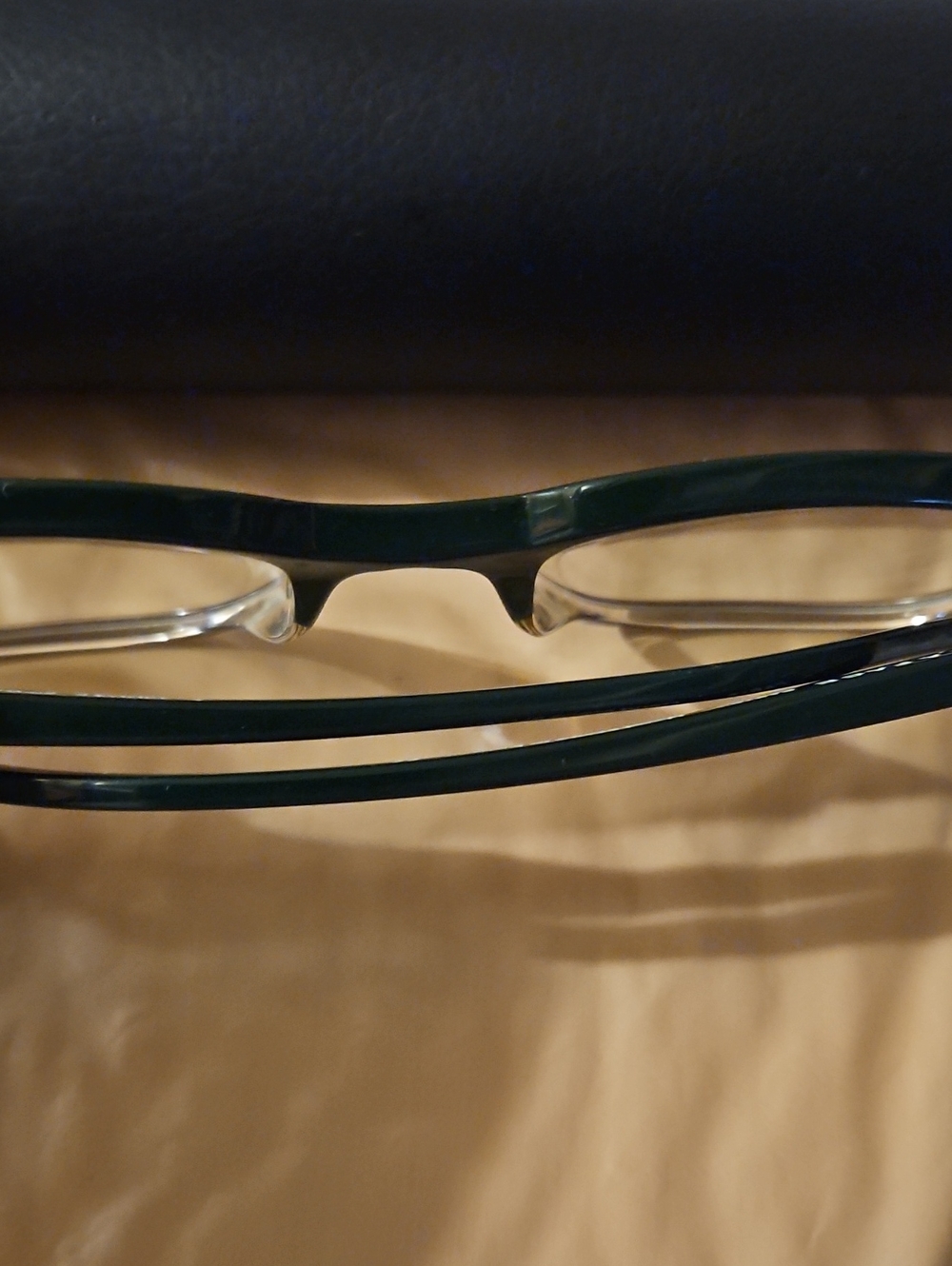 FACE A FACE Green and Silver Optical Eyeglasses with Case - Picture 6 of 7
